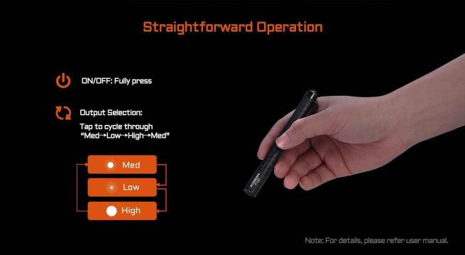 AceBeam PT20 USB-C Rechargeable Penlight - 500 Lumens, 80 Metres - Image 11