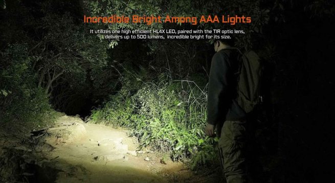 AceBeam PT20 USB-C Rechargeable Penlight - 500 Lumens, 80 Metres - Image 6