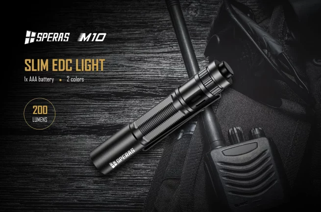 SPERAS M10 Small EDC Flashlight - 200 Lumens, 58 Metres - Image 8