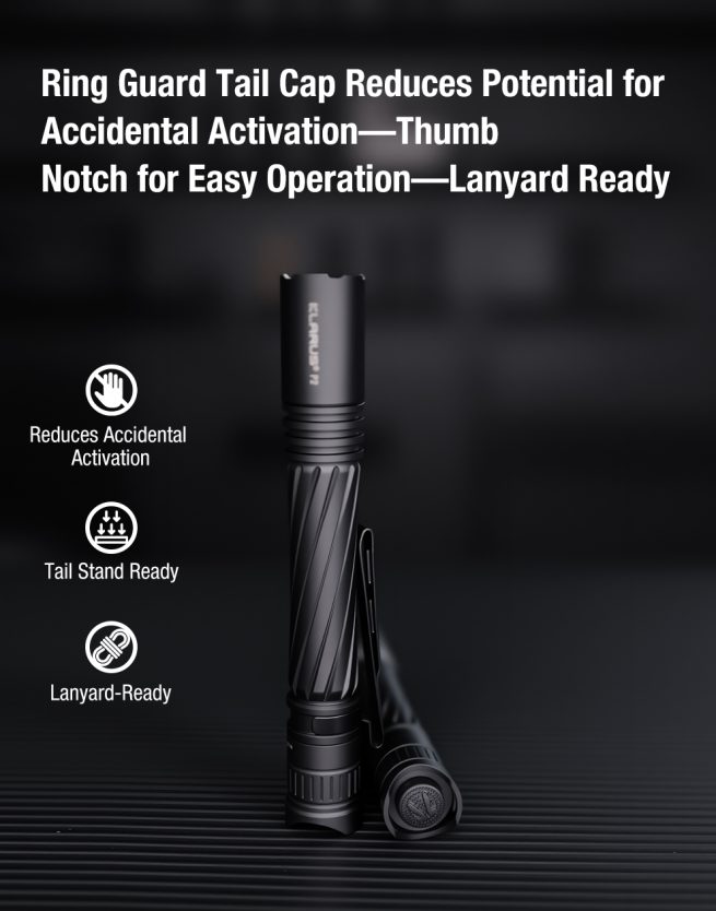 Klarus P2 EDC Compact 2AA Flashlight – 1000 Lumens, 270 Metres - Image 13