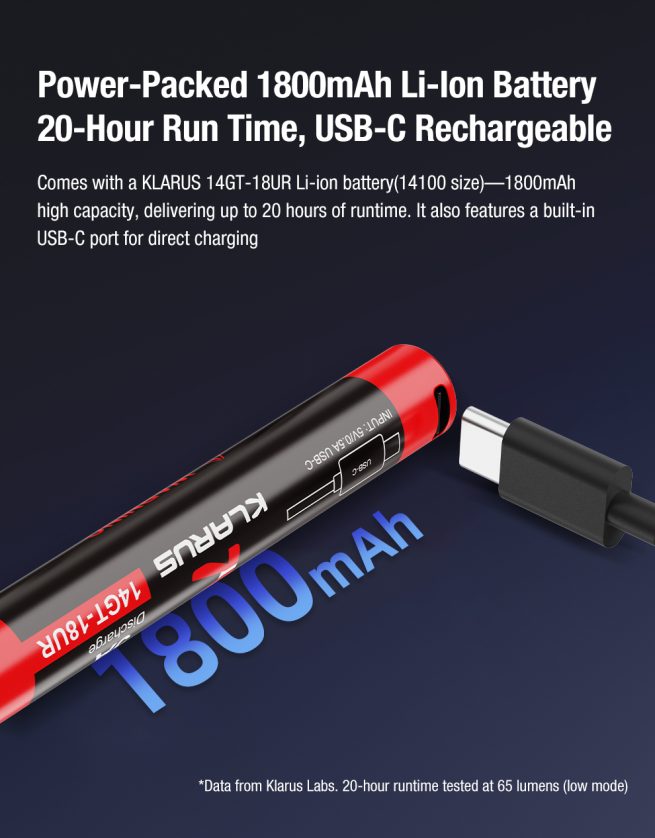 Klarus P2 EDC Compact 2AA Flashlight – 1000 Lumens, 270 Metres - Image 10