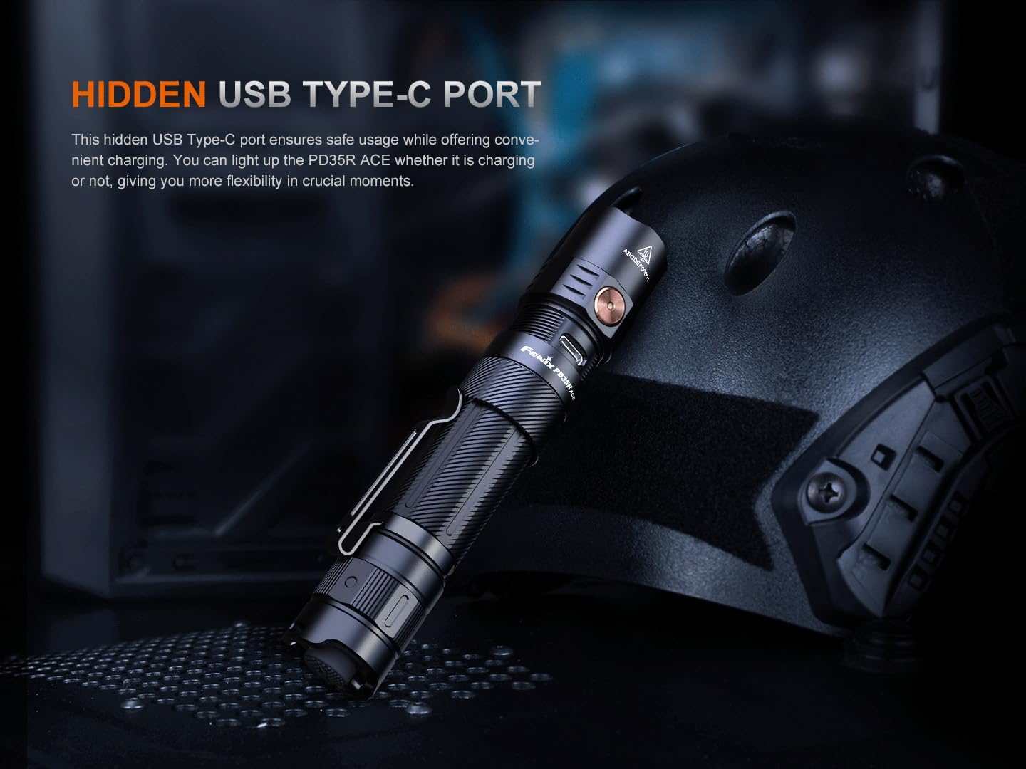 Fenix PD35R ACE USB-C Rechargeable LED Flashlight - 2000 Lumens, 380 Metres - Image 9