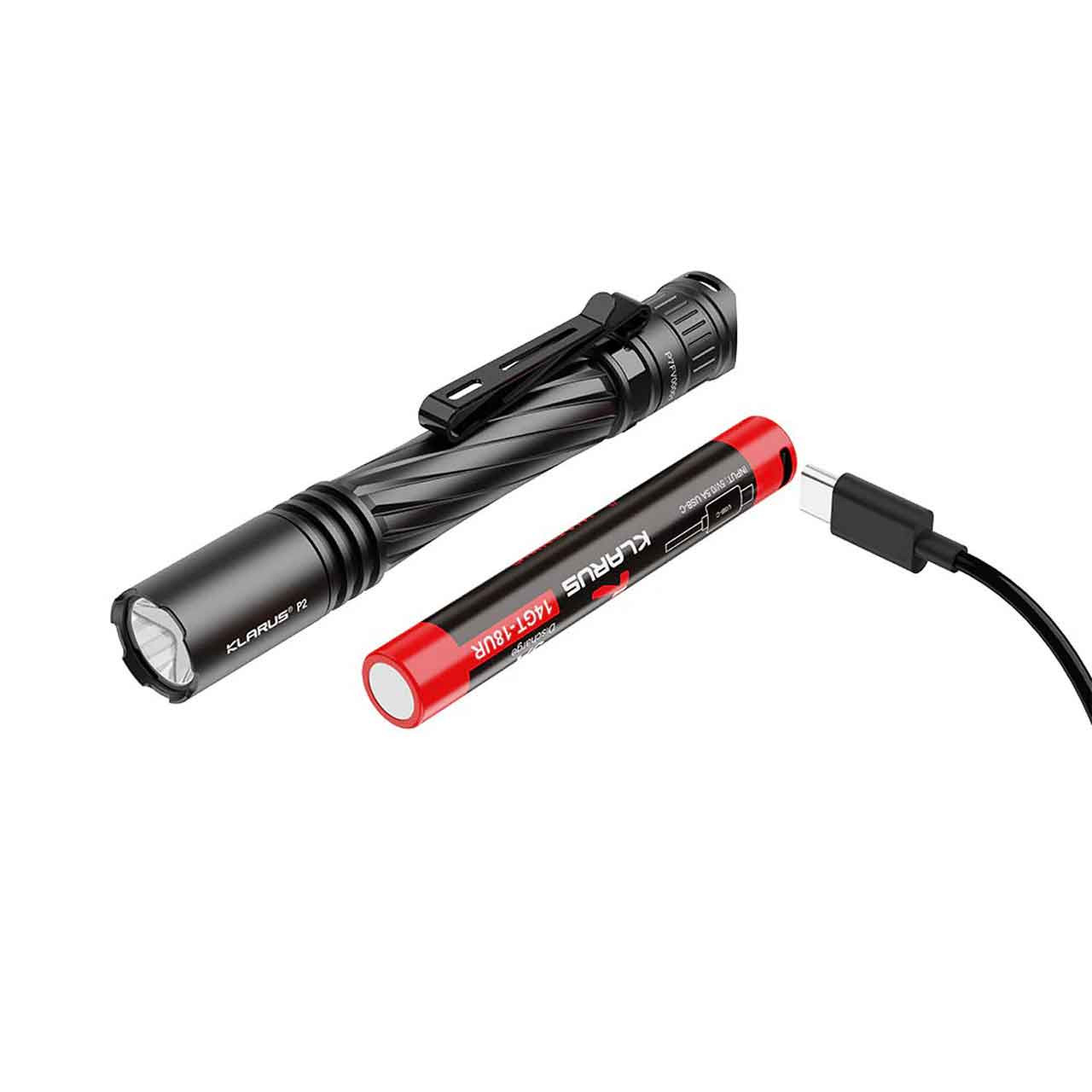 Klarus P2 EDC Compact 2AA Flashlight – 1000 Lumens, 270 Metres - Image 6