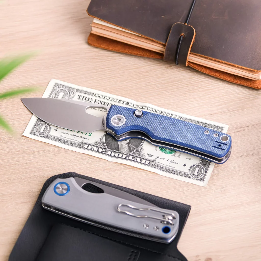 Vosteed Porcupine – 2.99″ 14C28N Blade & Micarta Handle, Top Liner Lock – A2605 - Image 10