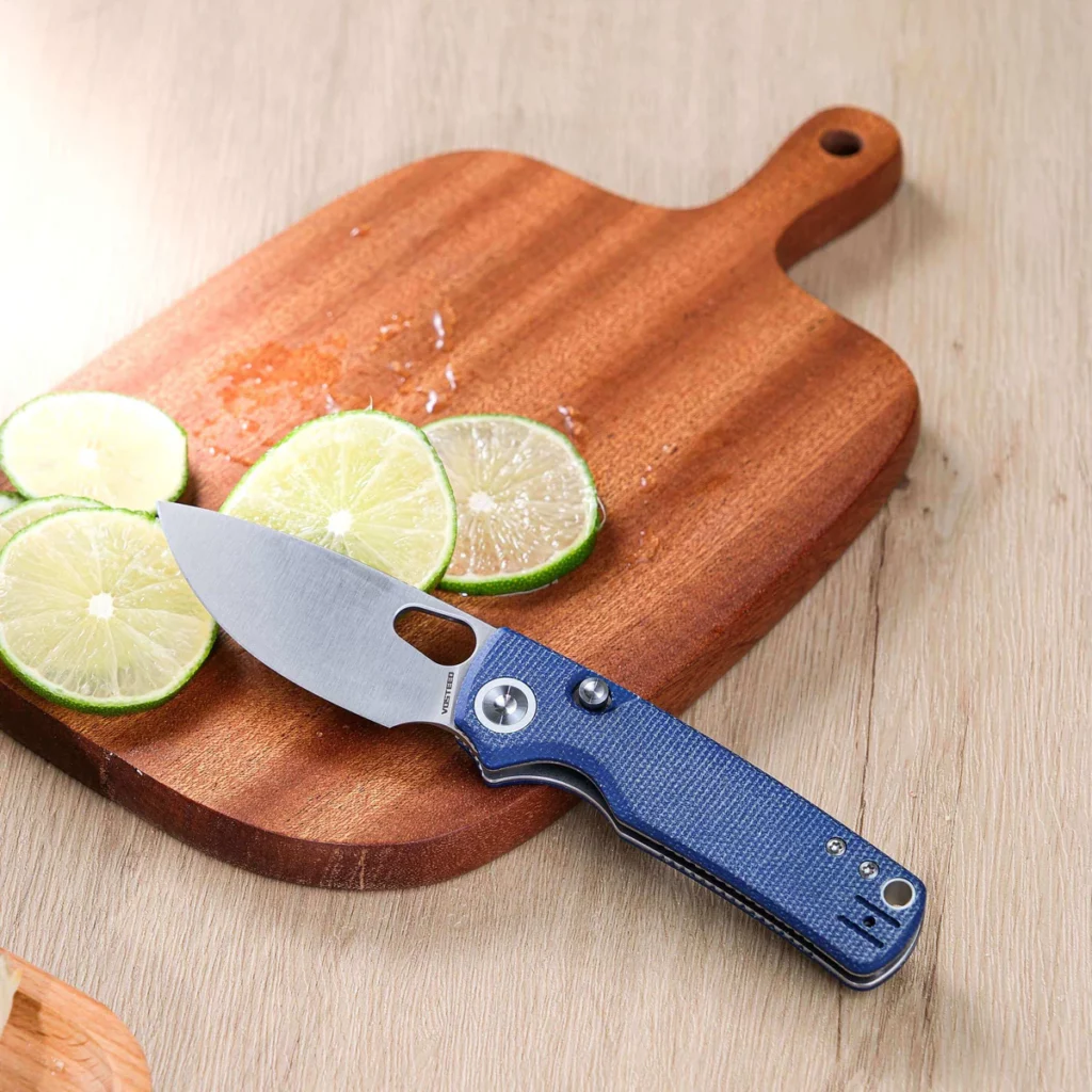 Vosteed Porcupine – 2.99″ 14C28N Blade & Micarta Handle, Top Liner Lock – A2605 - Image 11