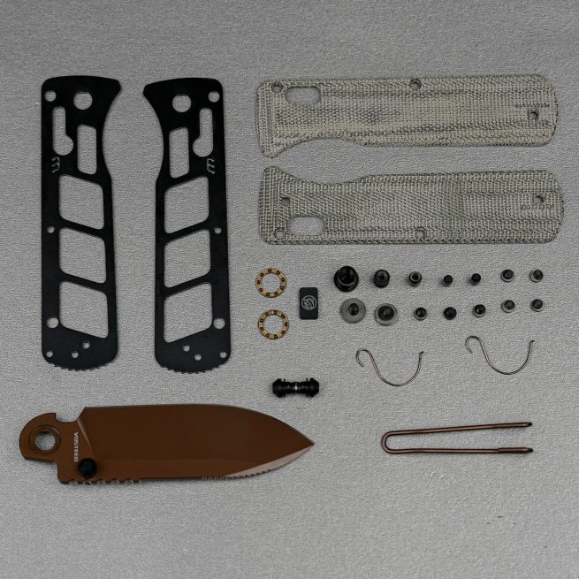 Vosteed Vombat Handle Scales Kits W0103 - Micarta - Image 5