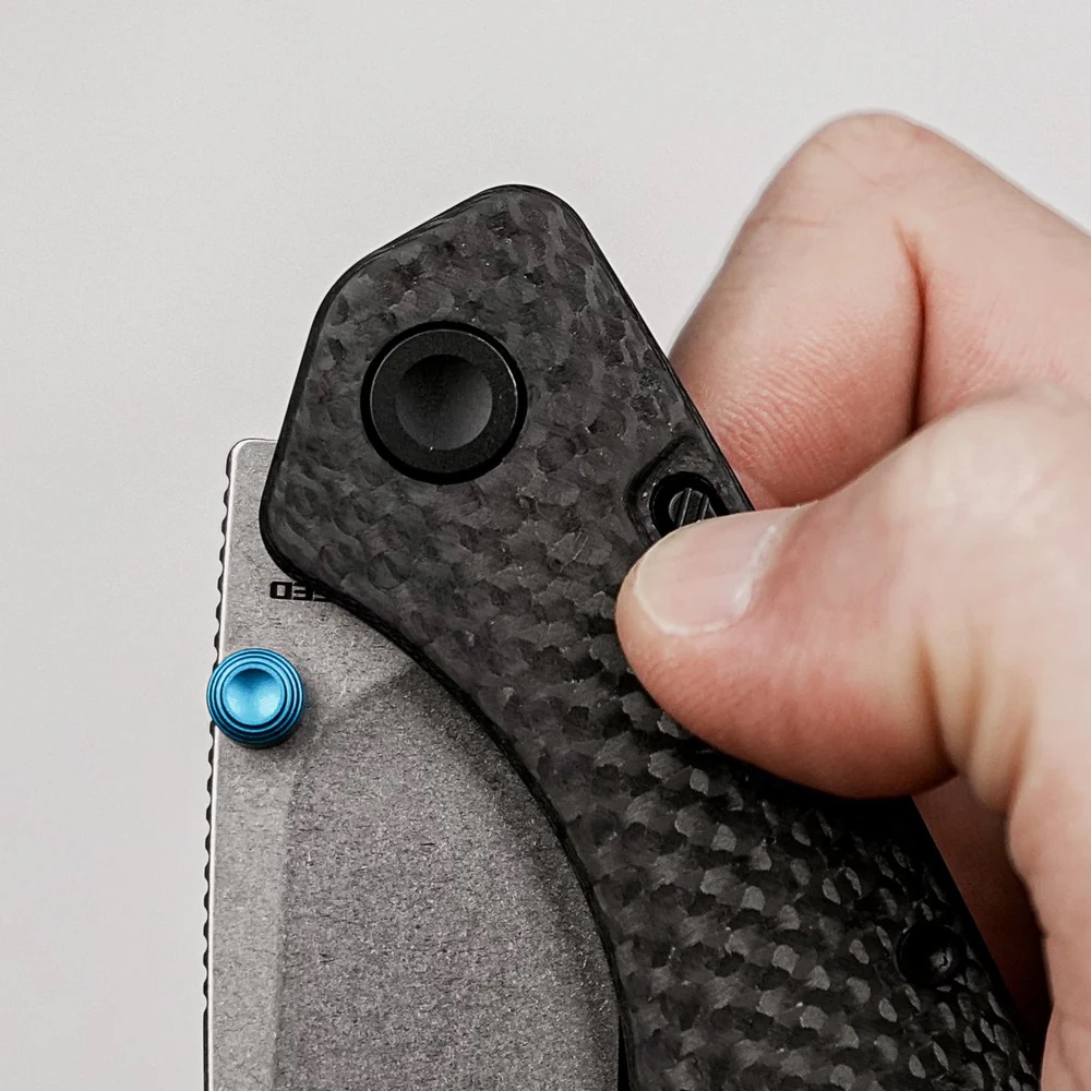 Vosteed Marten 330 - Top Liner Lock ( 3.30" 154CM Blade & Carbon Fiber Handle) - A1611 - Image 19