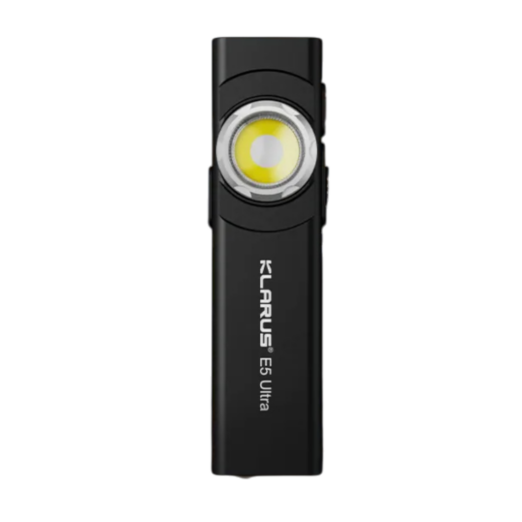 Klarus E5 Ultra Black EDC Flashlight - 850 Lumens