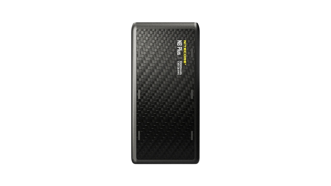 Nitecore NB Plus Ultra Lightweight Carbon Fibre Waterproof Power Bank 10,000mAh