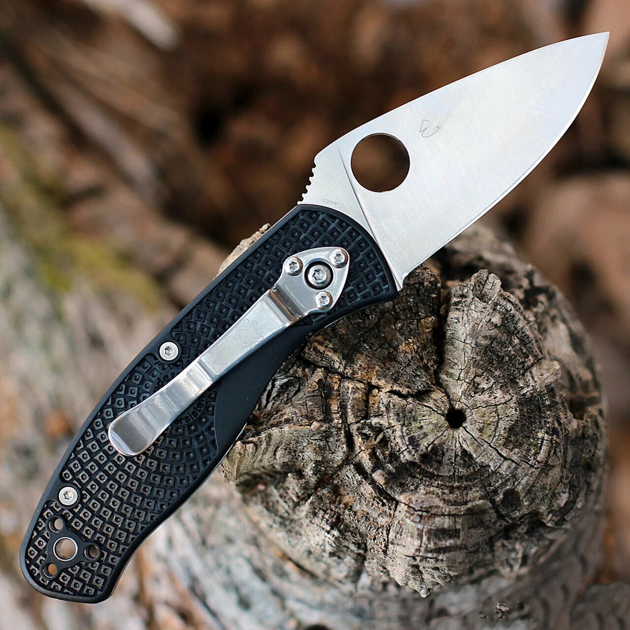 Spyderco Persistence Linerlock G-10 Black - C136PBK - Image 2