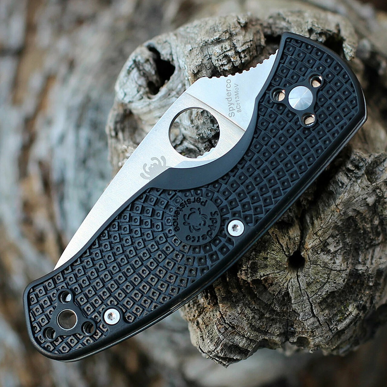 Spyderco Persistence Linerlock G-10 Black - C136PBK - Image 3