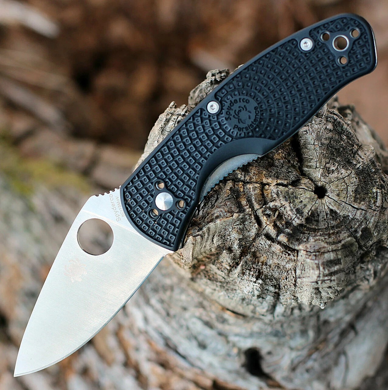 Spyderco Persistence Linerlock G-10 Black - C136PBK - Image 5