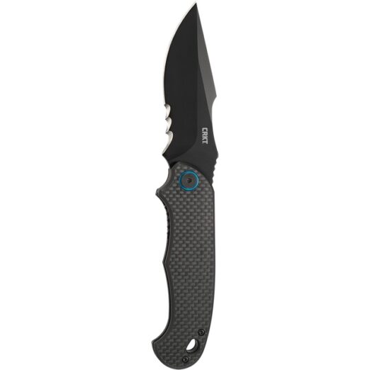 CRKT 7920K P.S.D.™  (Particle. Separation. Device.) - Black Steel with Carbon Fiber G10 Handle