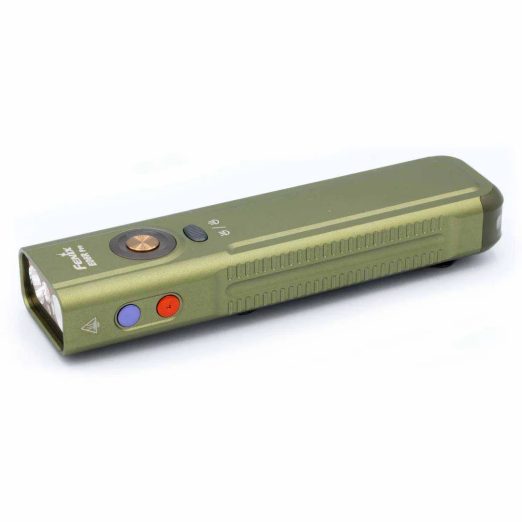 Fenix E06R Pro Flat Flashlight with UV & Red Laser Modes - 1600 Lumens, 160 Metres (OD Green)