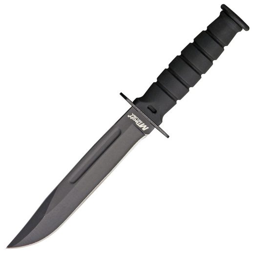 MTech Small Kabai Black Fixed Blade Neck Knife - MT632DB