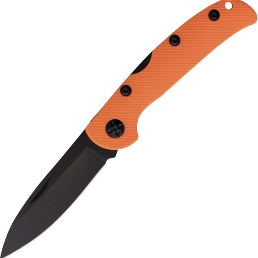 Falcon Orange Lockback Pocket Knife - MI334