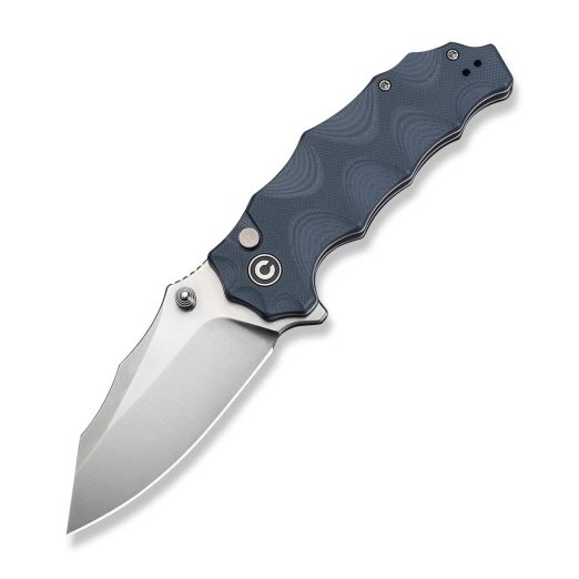 CIVIVI Natterjack Flipper & Thumb Stud & Button Lock C24028-2, G10 Handle 3.19" 14C28N Blade