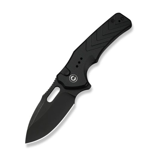 CIVIVI Vexron Flipper & Thumb Hole & Button Lock C24066-1, G10 Handle 2.98" 14C28N Blade
