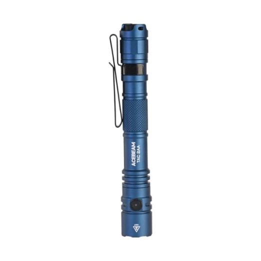 AceBeam TAC 2AA Pocket EDC Flashlight - Blue 1600 Lumens, 304 Metres