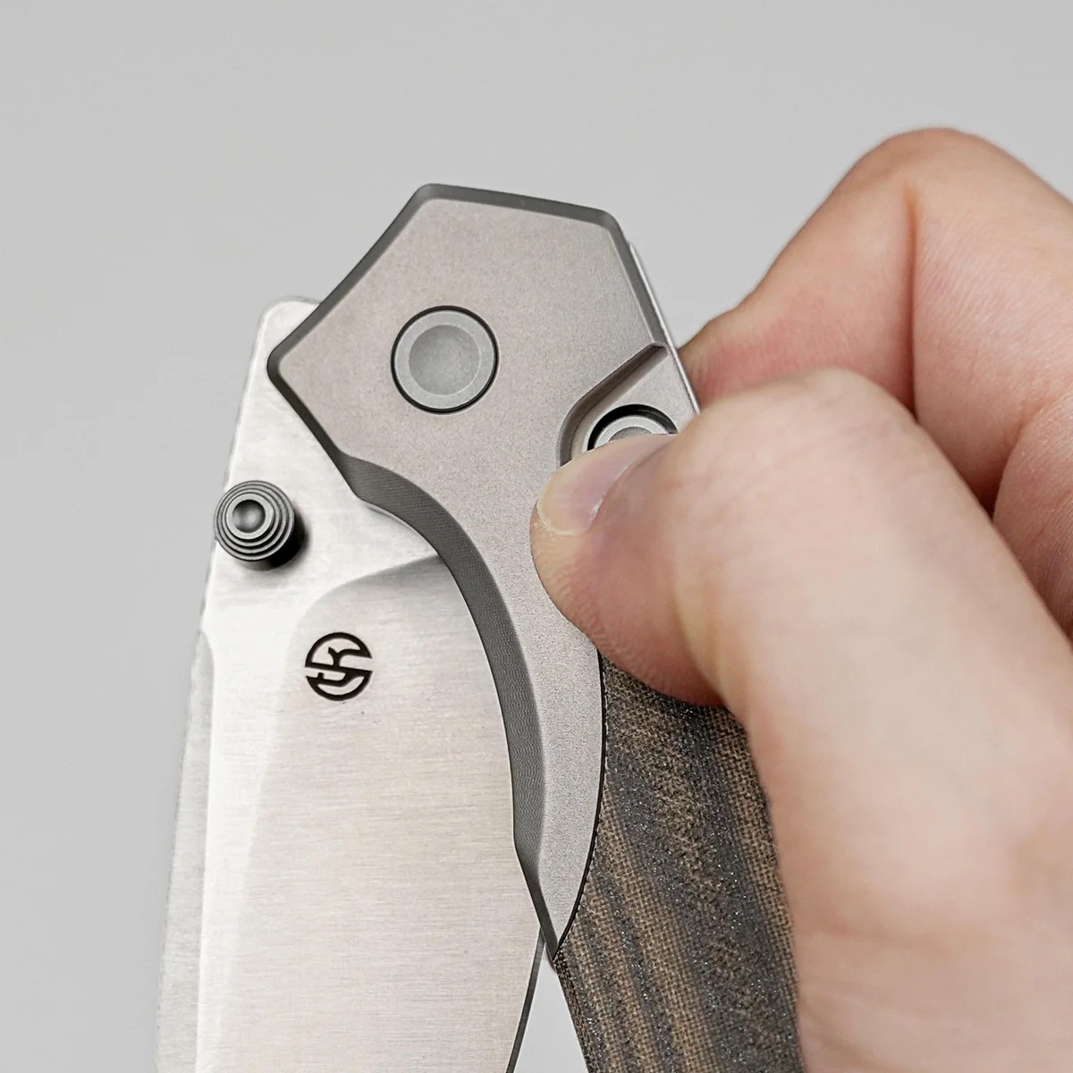 Vosteed Psyop - 2.99" S35VN Blade & Norplex UltreX™ Micarta Handle, Top Liner Lock Knife - A2218 - Image 9