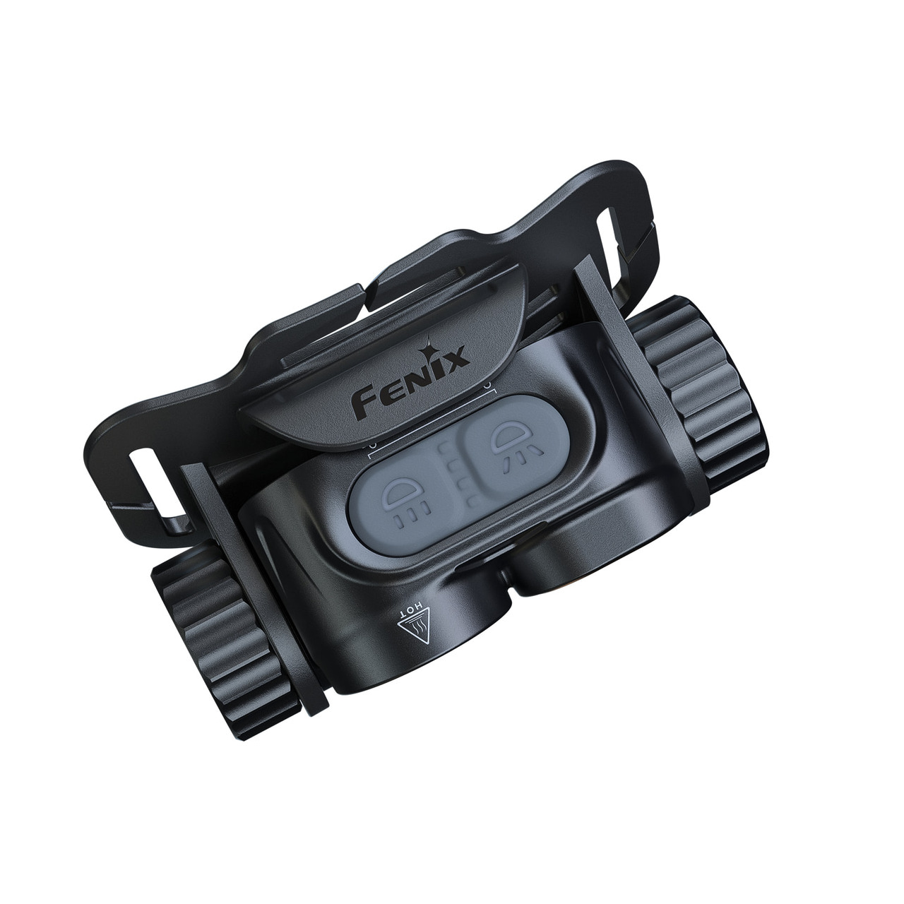 Fenix bicycle phone mount with adjustable side arms and grip pads for a secure handlebars attachment